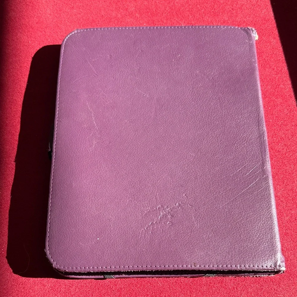 Purple Tablet Case learher